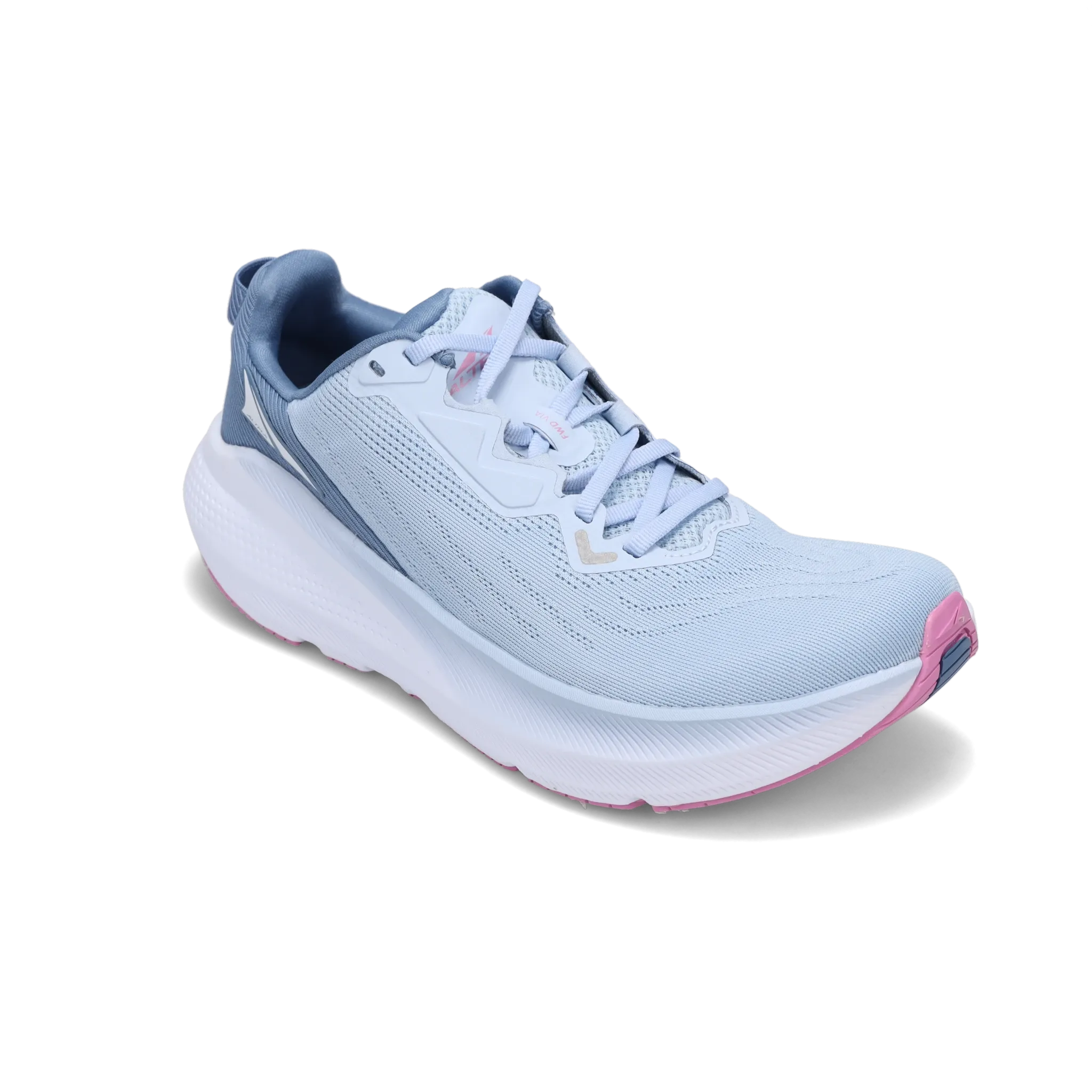 glow - in - the - dark run running gear Women's FWD VIA Light Blue