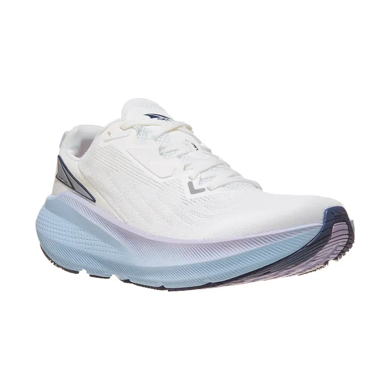 Women's FWD VIA White/Light Blue flat - footed