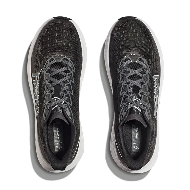 Breathable Shoes shock - absorbing comfort Women's Mach 6 Black/White