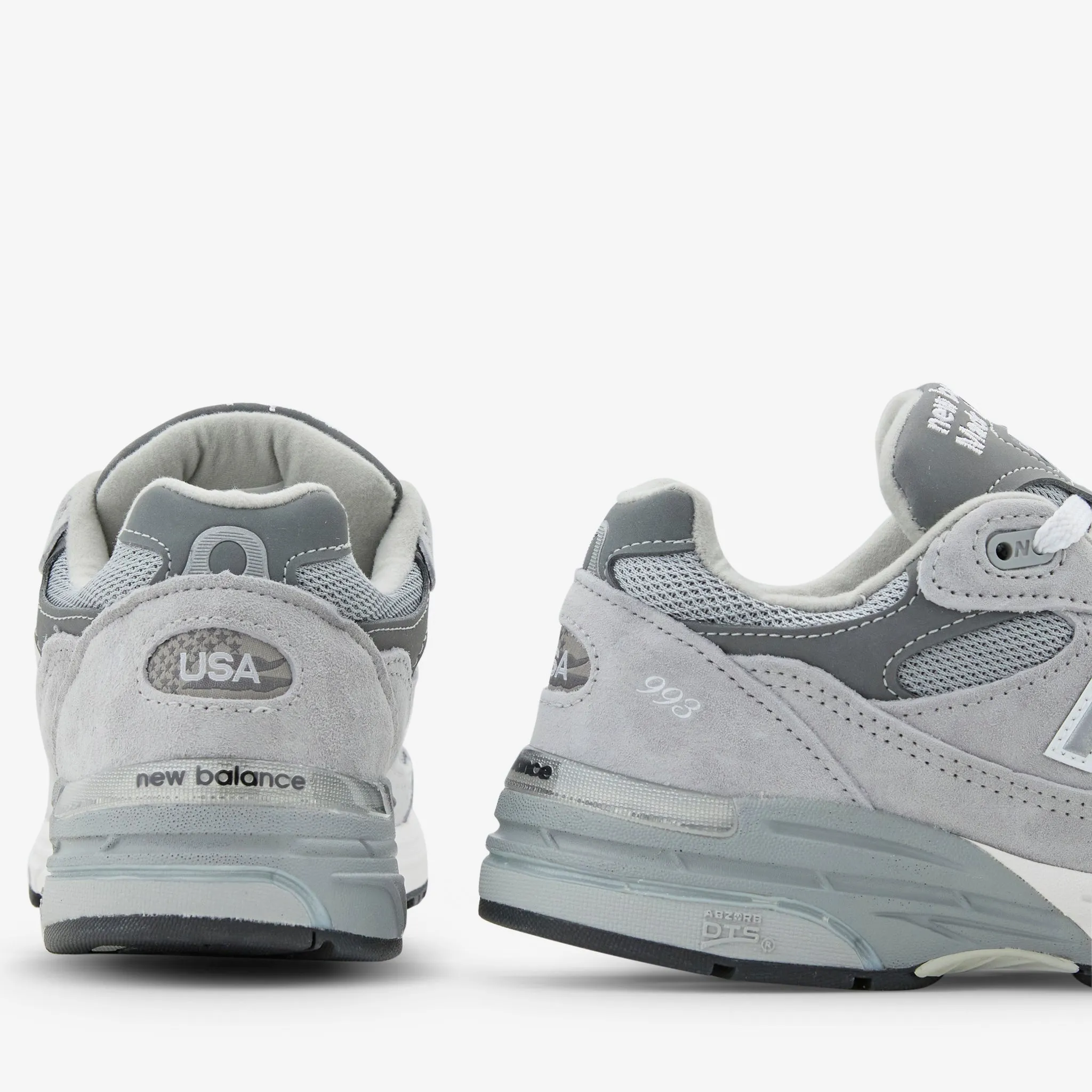 Women's Made in USA 993 Grey Ultra-soft breathability Thermoplastic Construction