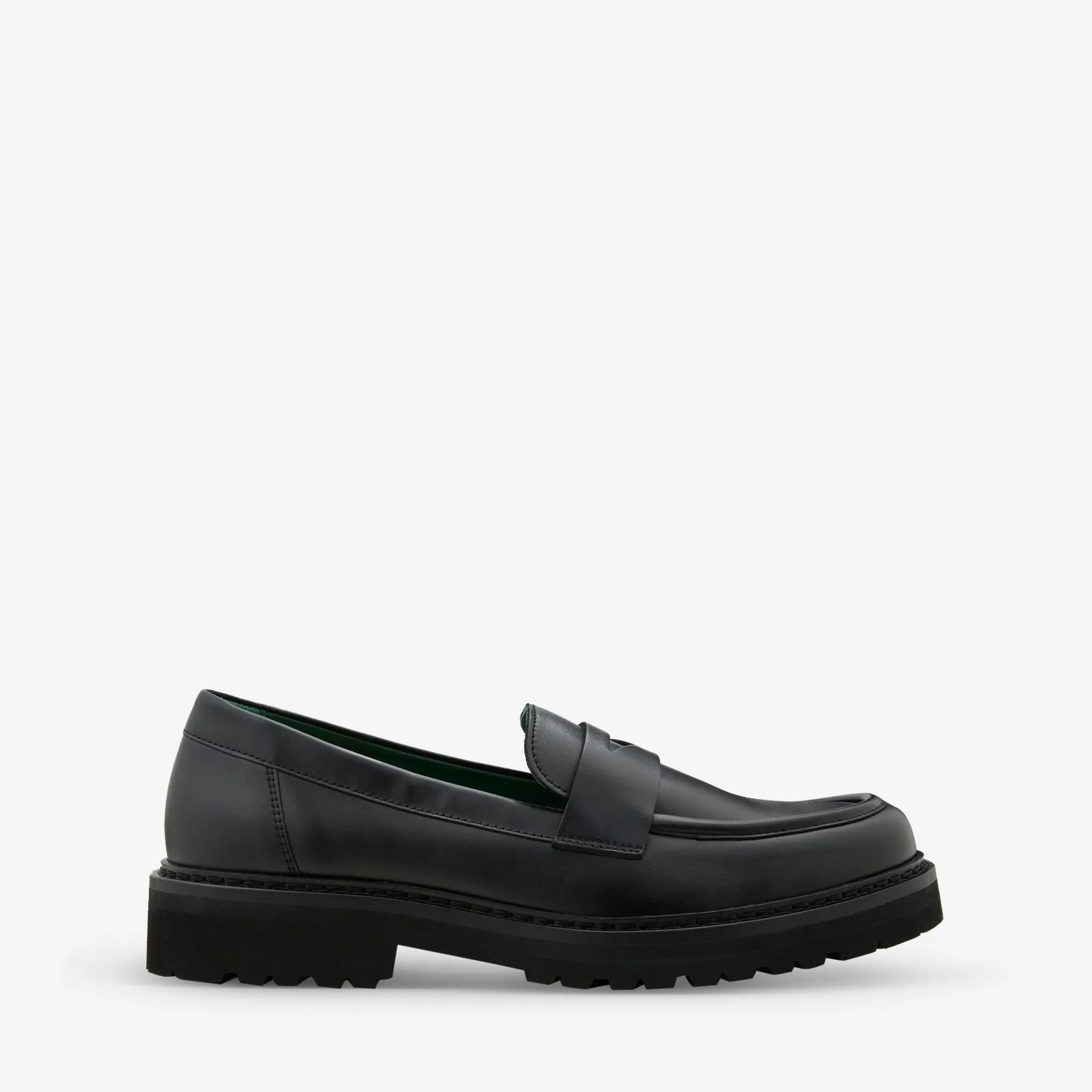 Women's Richee Penny Loafer Black Nappa Leather Concert Fit