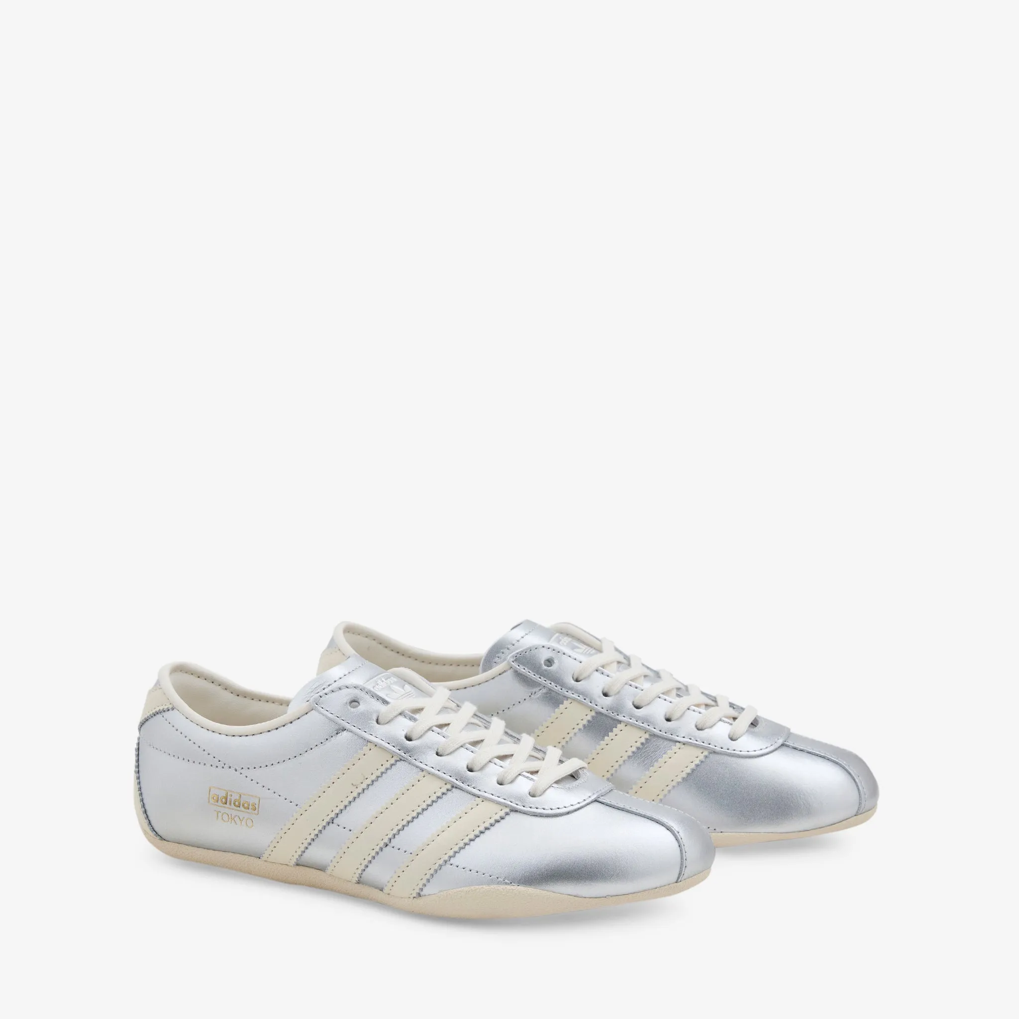 Women's Tokyo Silver Metallic | Cream White | Gold Metallic Pointed Toe Cloud Like