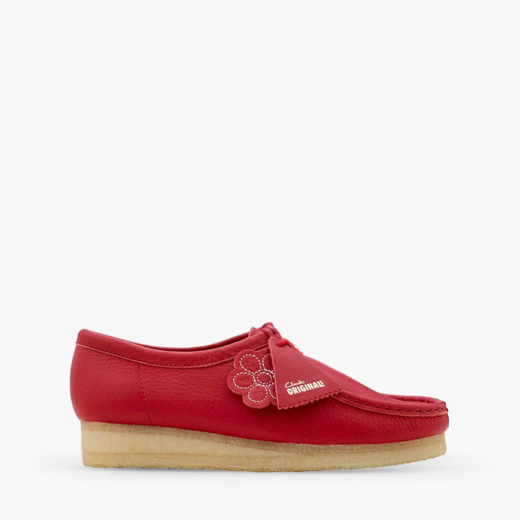 Glow Hike Natural Feel Women's Wallabee Red Leather