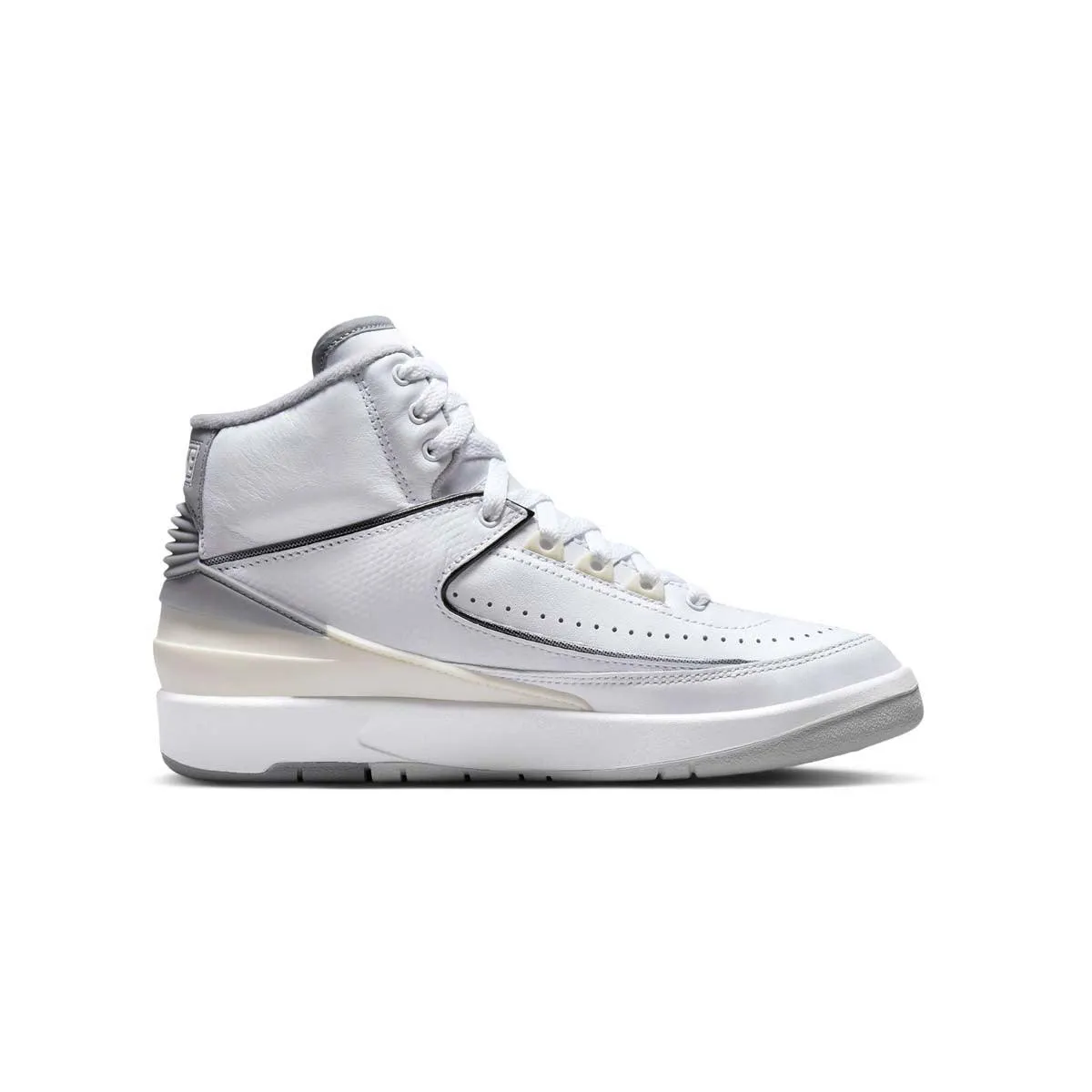 Kid's Air Jordan 2 Retro 'Cement Grey' Strong Grip Soft Neutral