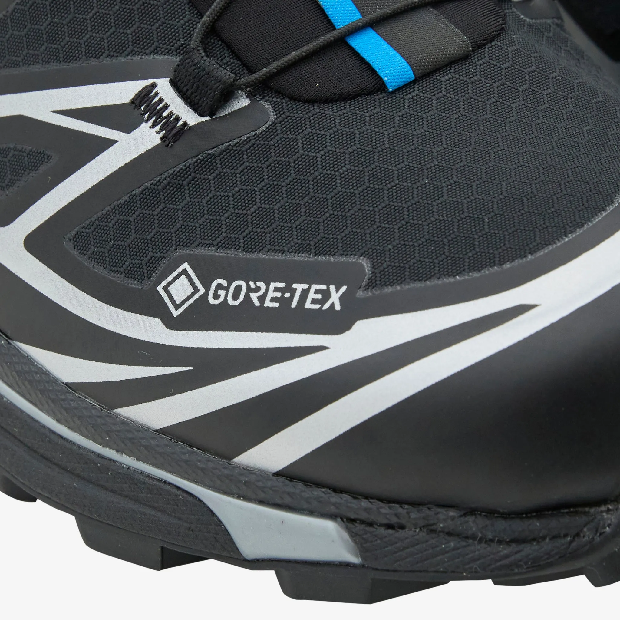 XT-6 GTX Black | Black | Silver Drawstring Lace Breathable Fit