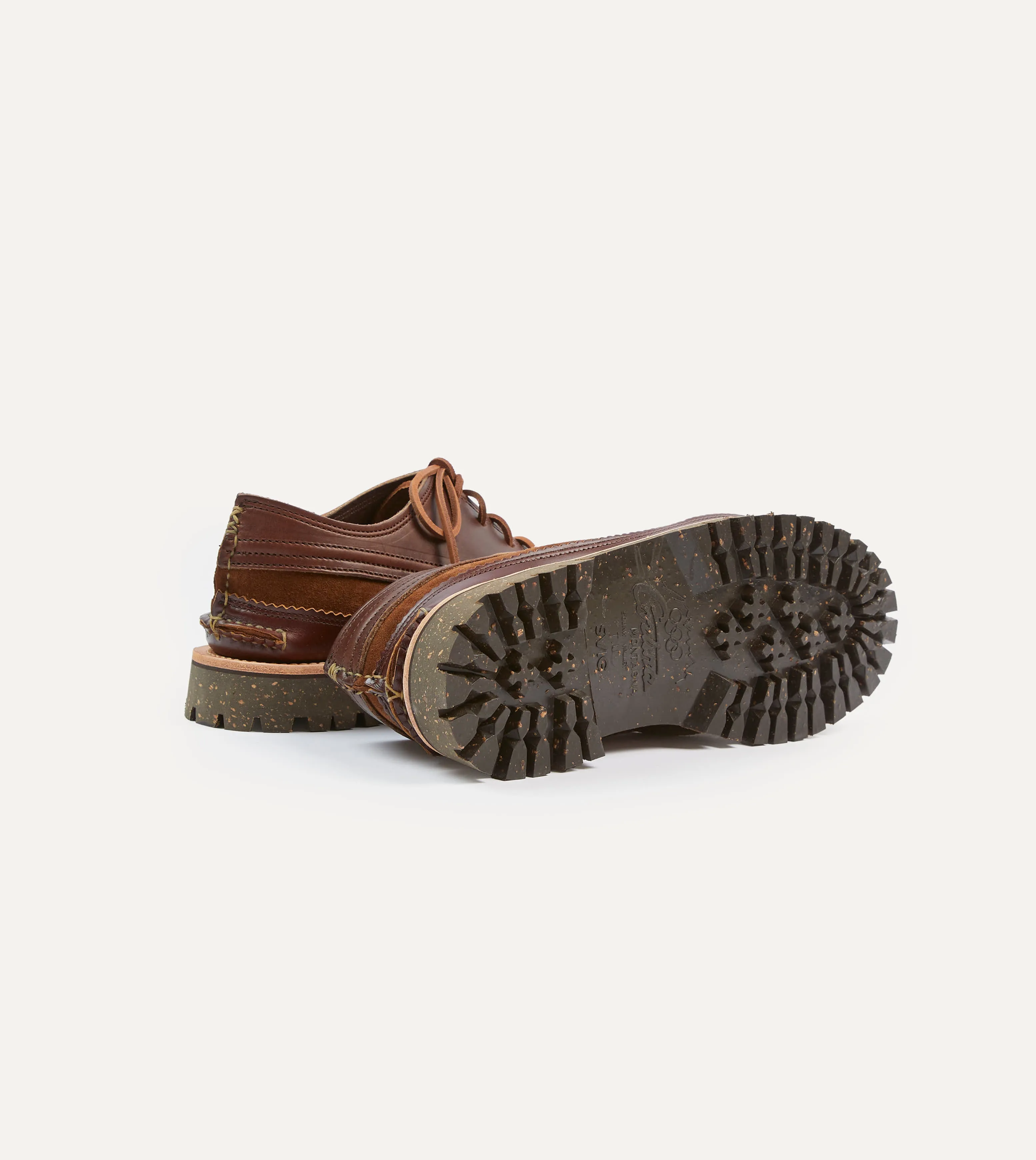 pumps Yuketen Brown Leather Maine Guide Ox Shoe