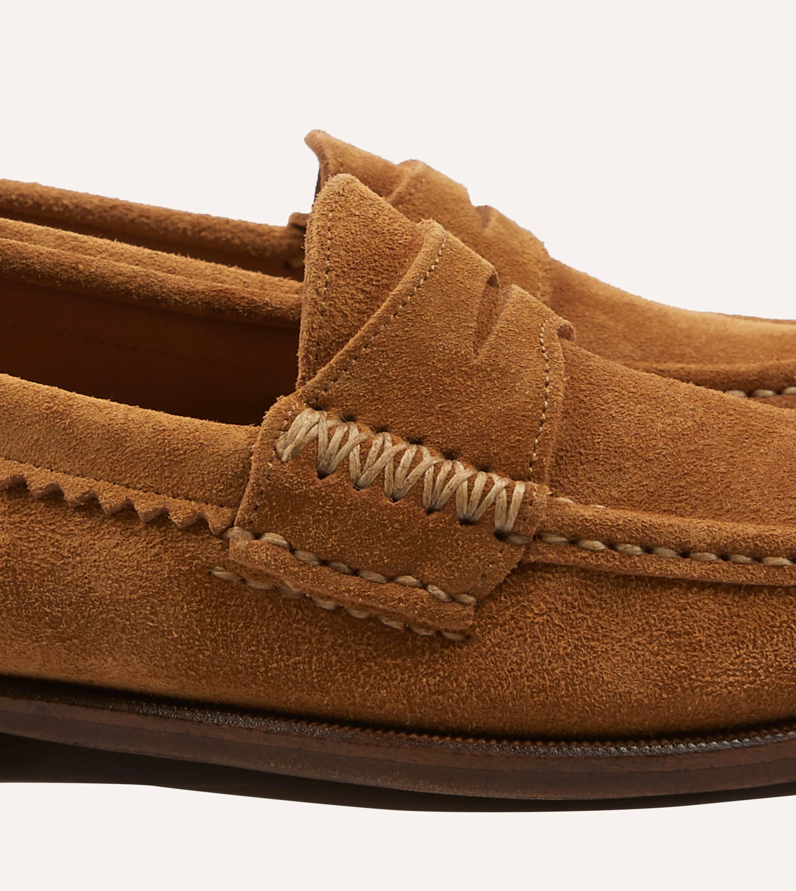 partygoers Designer comfort Yuketen Brown Leather Rob??s Loafer