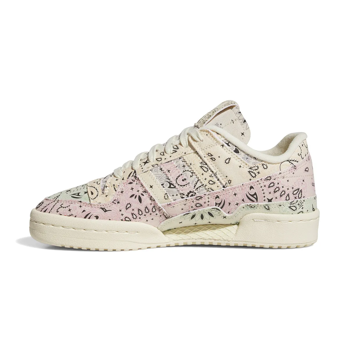 Wmns Forum 84 Low CL 'Paisley Warm Vanilla' Comfort Padding