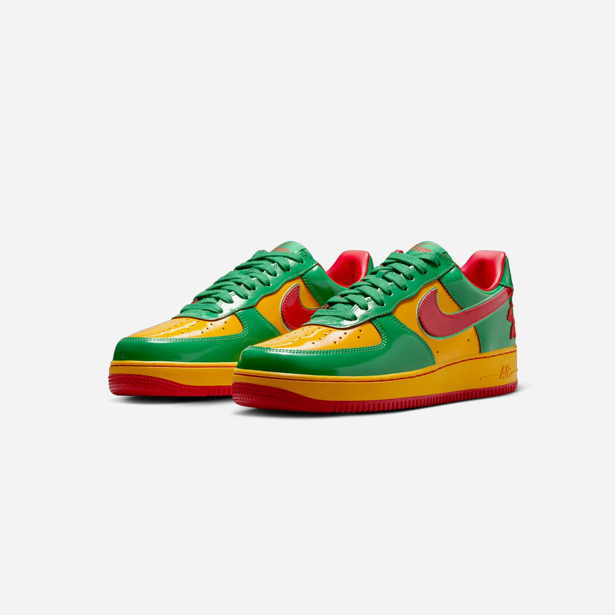 Neutral Stride Engineering Stretchable Collar Nike Air Force 1 Low Lil Yachty Concrete Boys Lucky Green