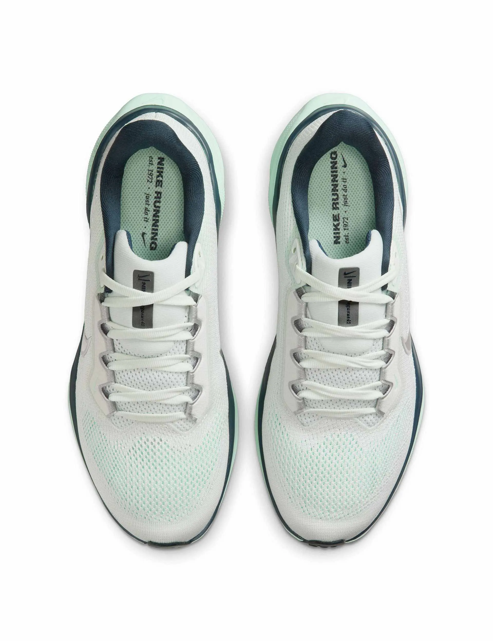 Foot Relax Pegasus 41 Shoes - Ghost Aqua/Metallic Silver/Mint Foam